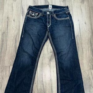 True Religion Women's Deep Blue Boot Cut Jeans